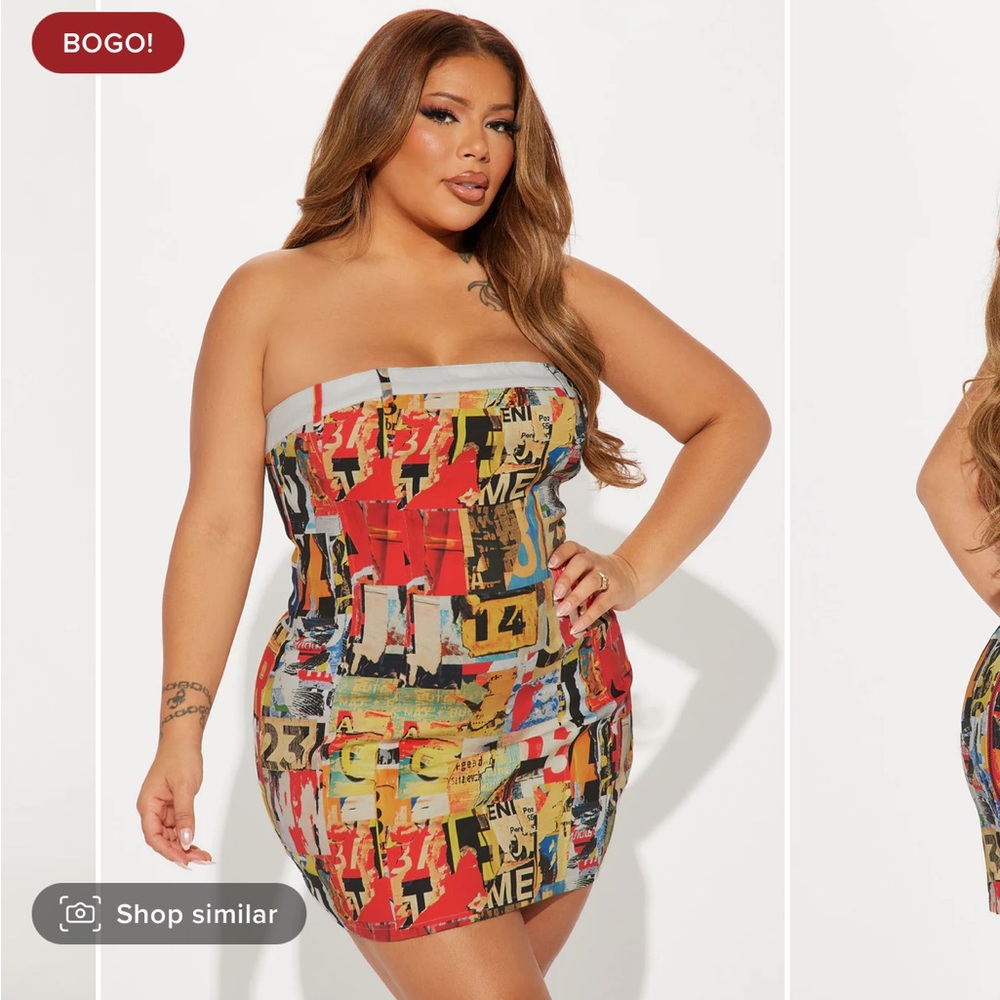 Art Pop Micro Mini Dress